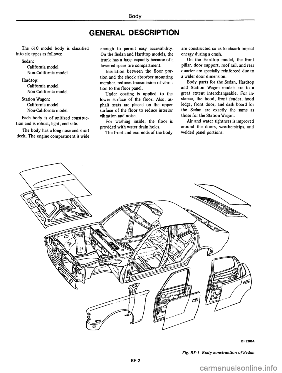 DATSUN 610 1976  Service Manual 