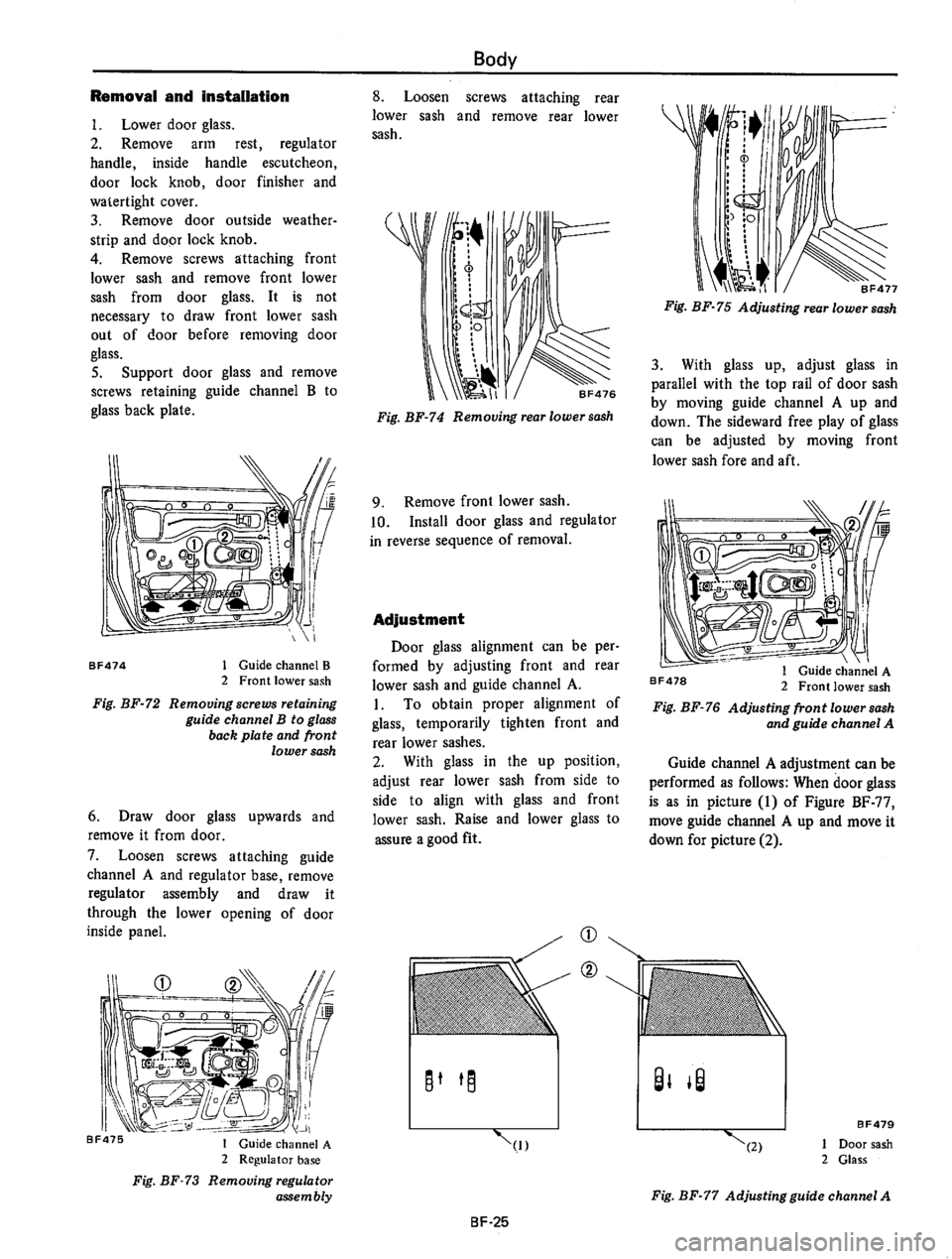 DATSUN 610 1976  Service Manual 