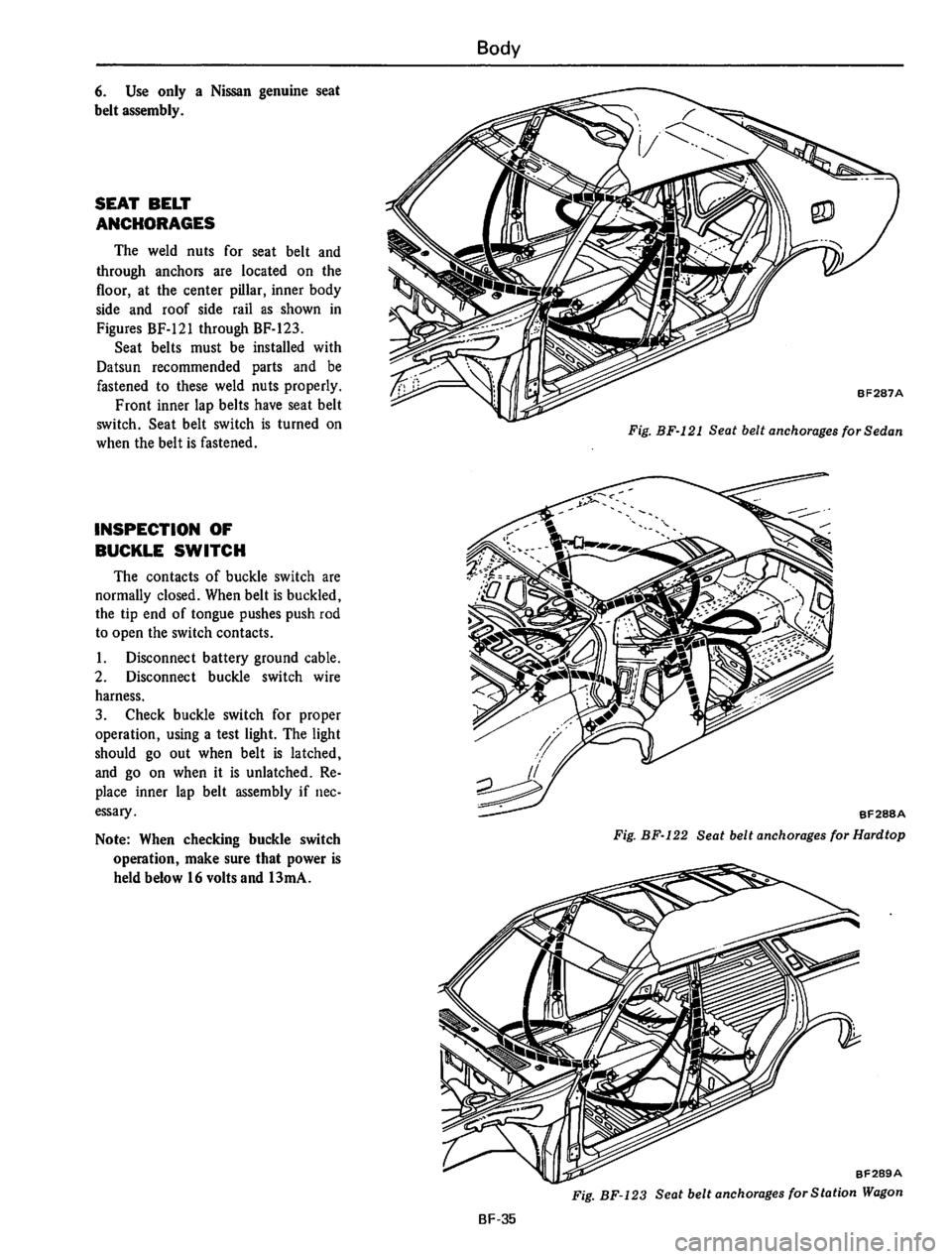 DATSUN 610 1976  Service Manual 