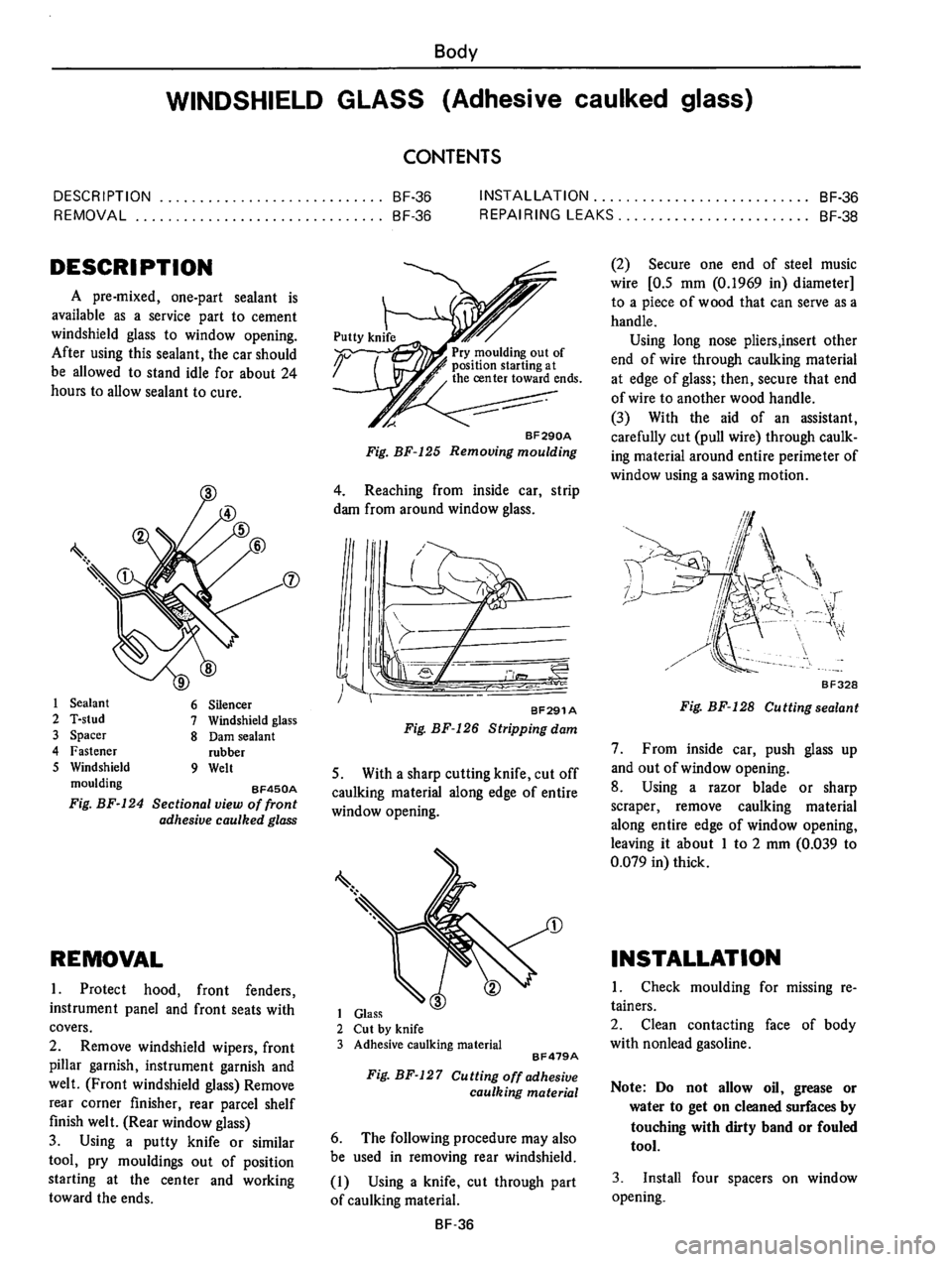 DATSUN 610 1976  Service Manual 