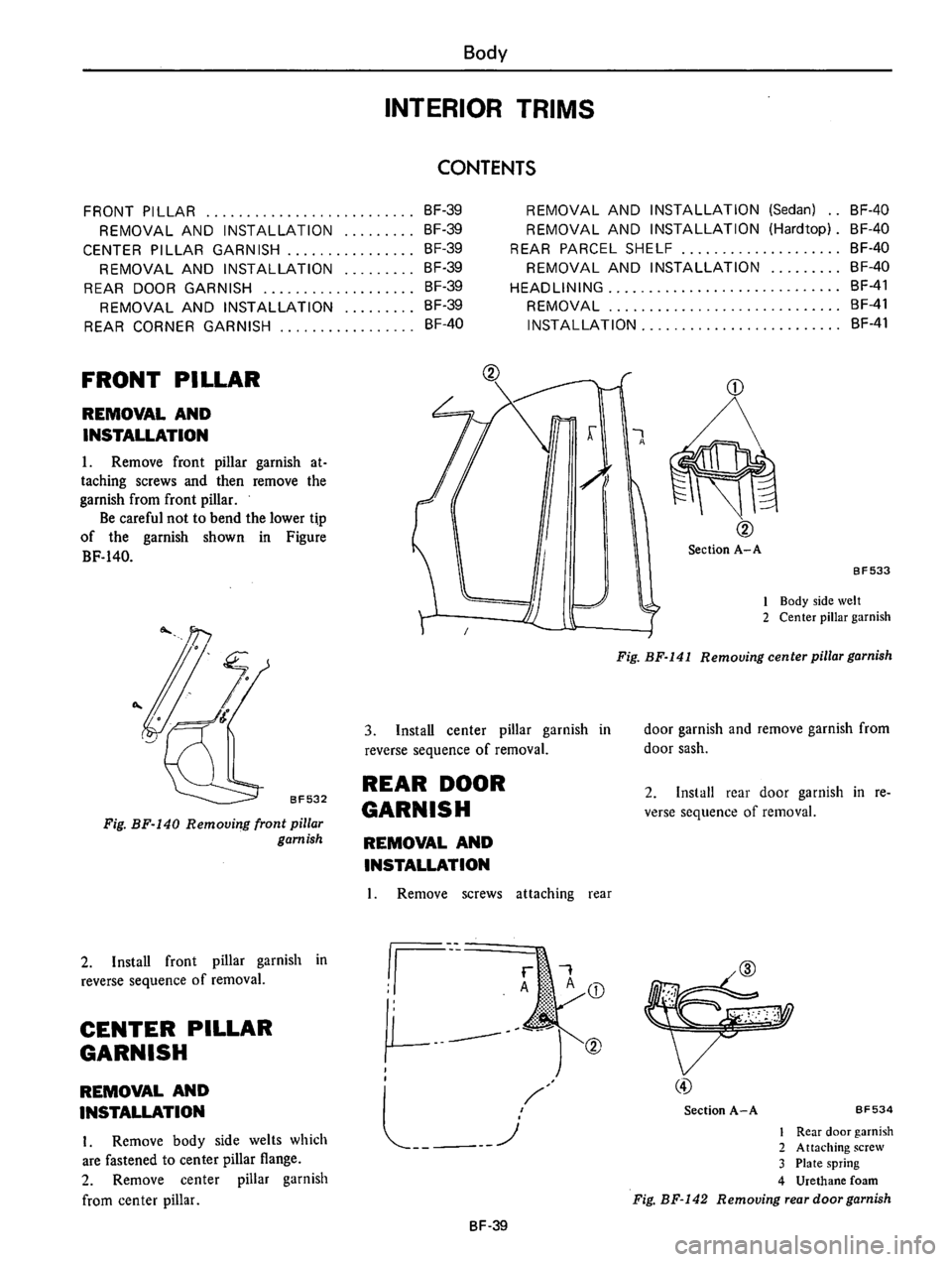 DATSUN 610 1976  Service Manual 