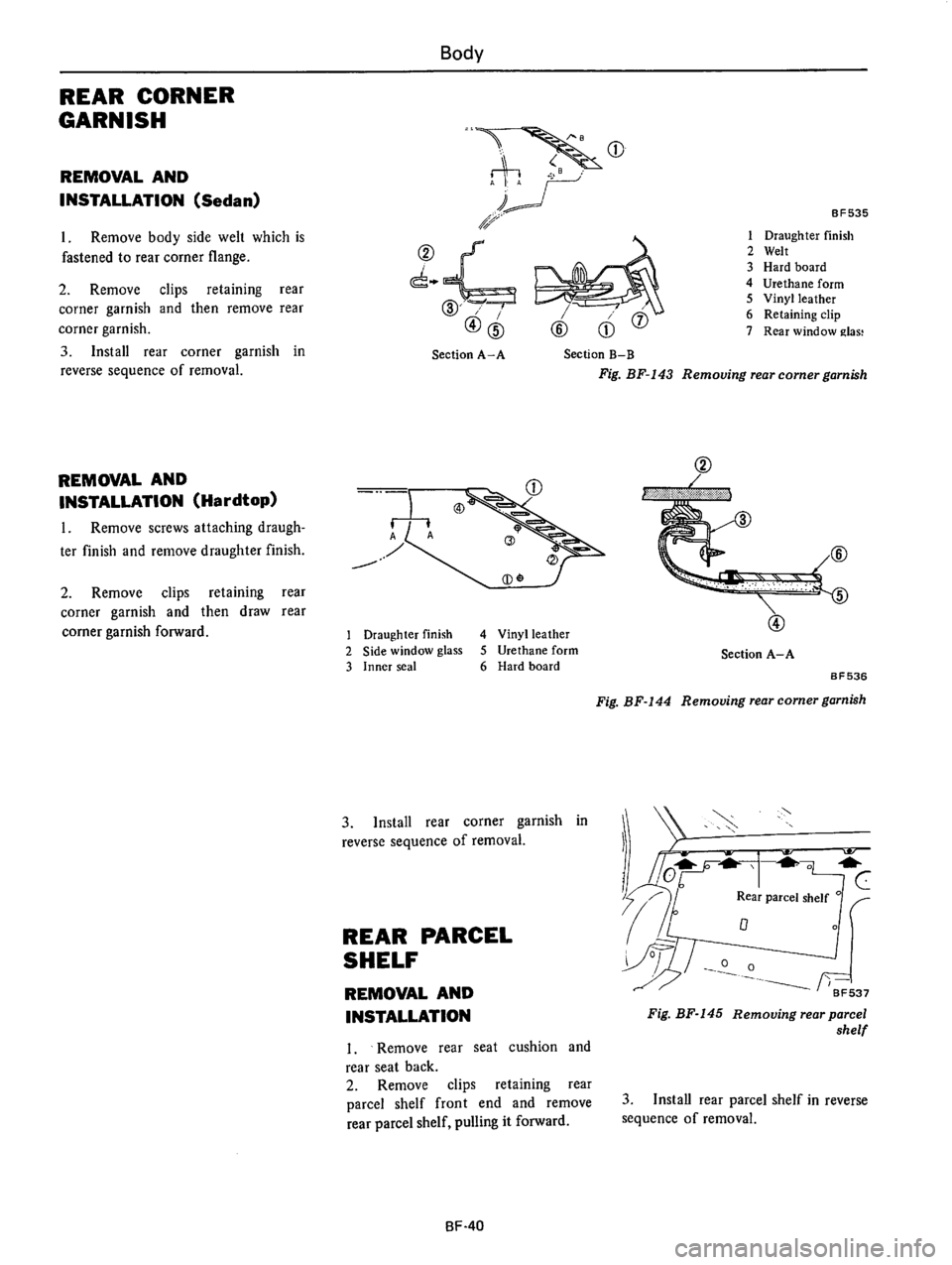 DATSUN 610 1976  Service Manual 