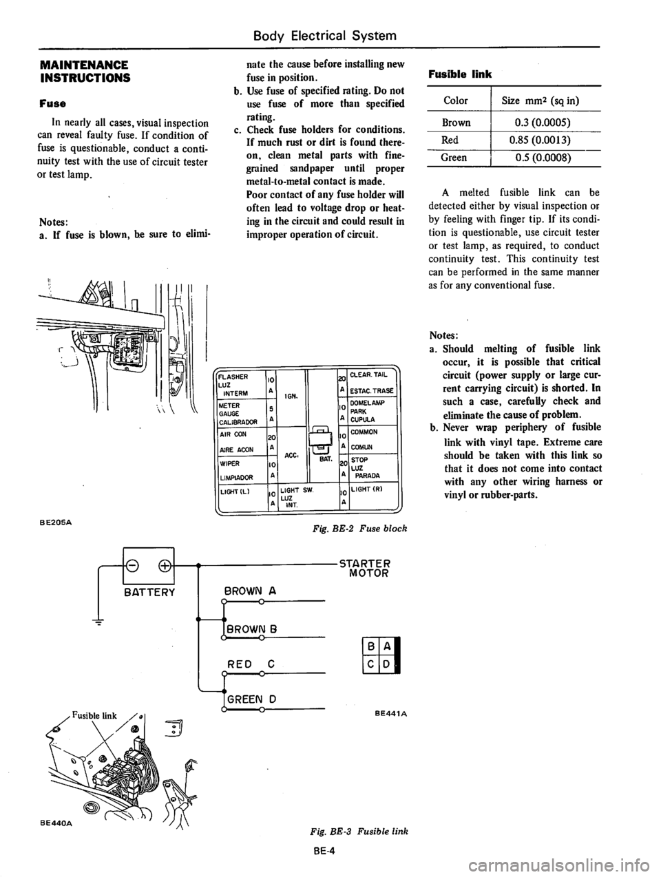 DATSUN 610 1976 Service Manual DATSUN 610 1976 Service Manual