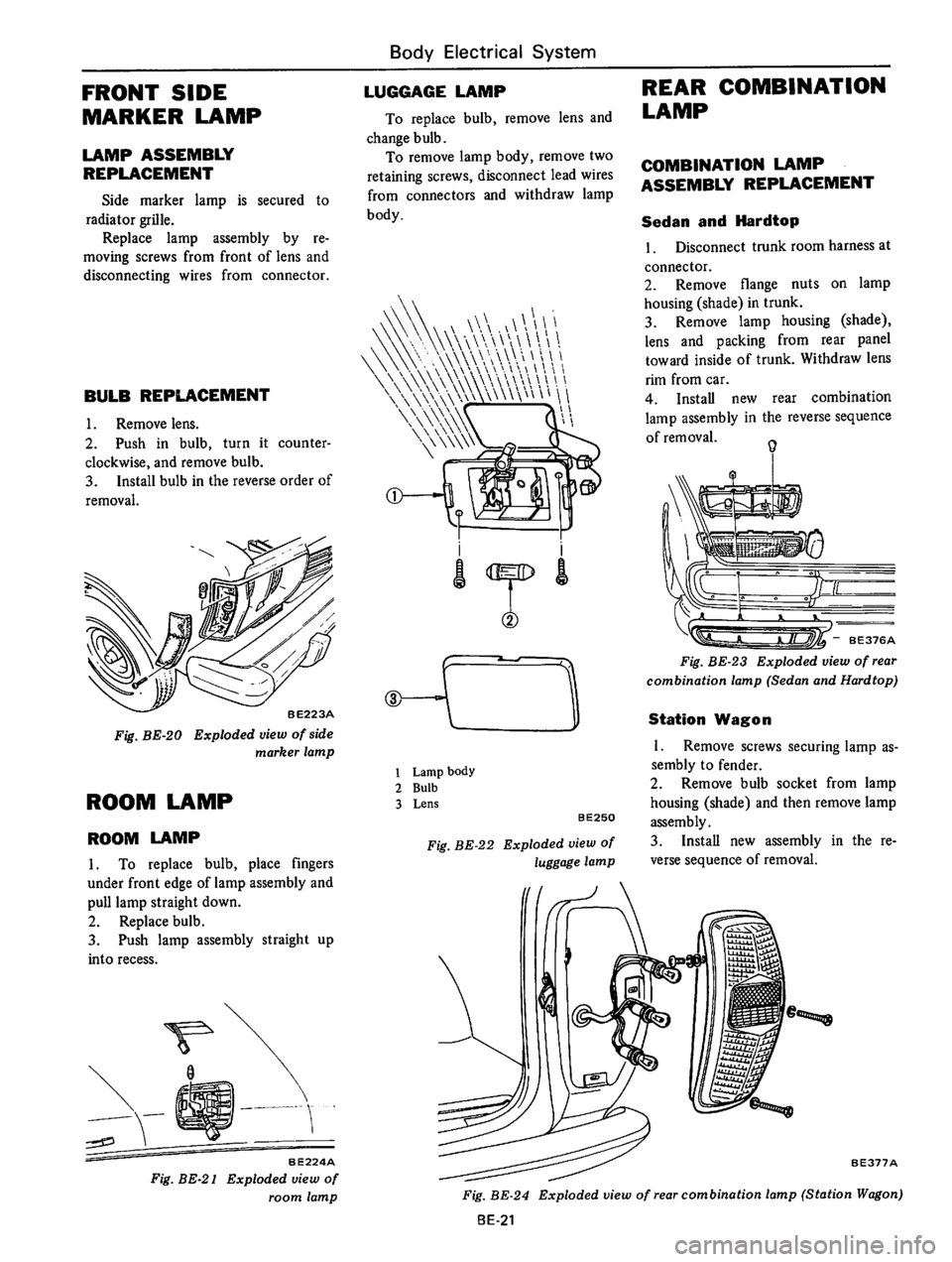 DATSUN 610 1976 Service Manual DATSUN 610 1976 Service Manual