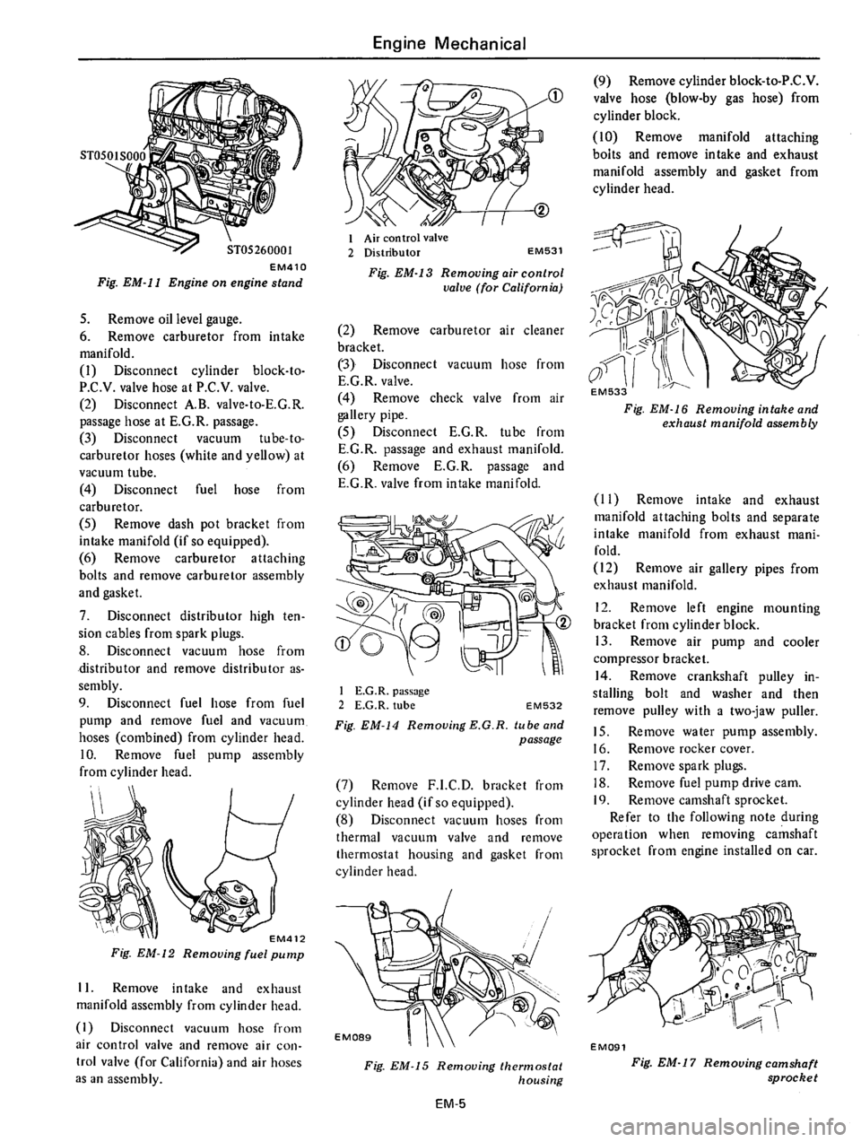 DATSUN 610 1976 Workshop Manual DATSUN 610 1976 Workshop Manual