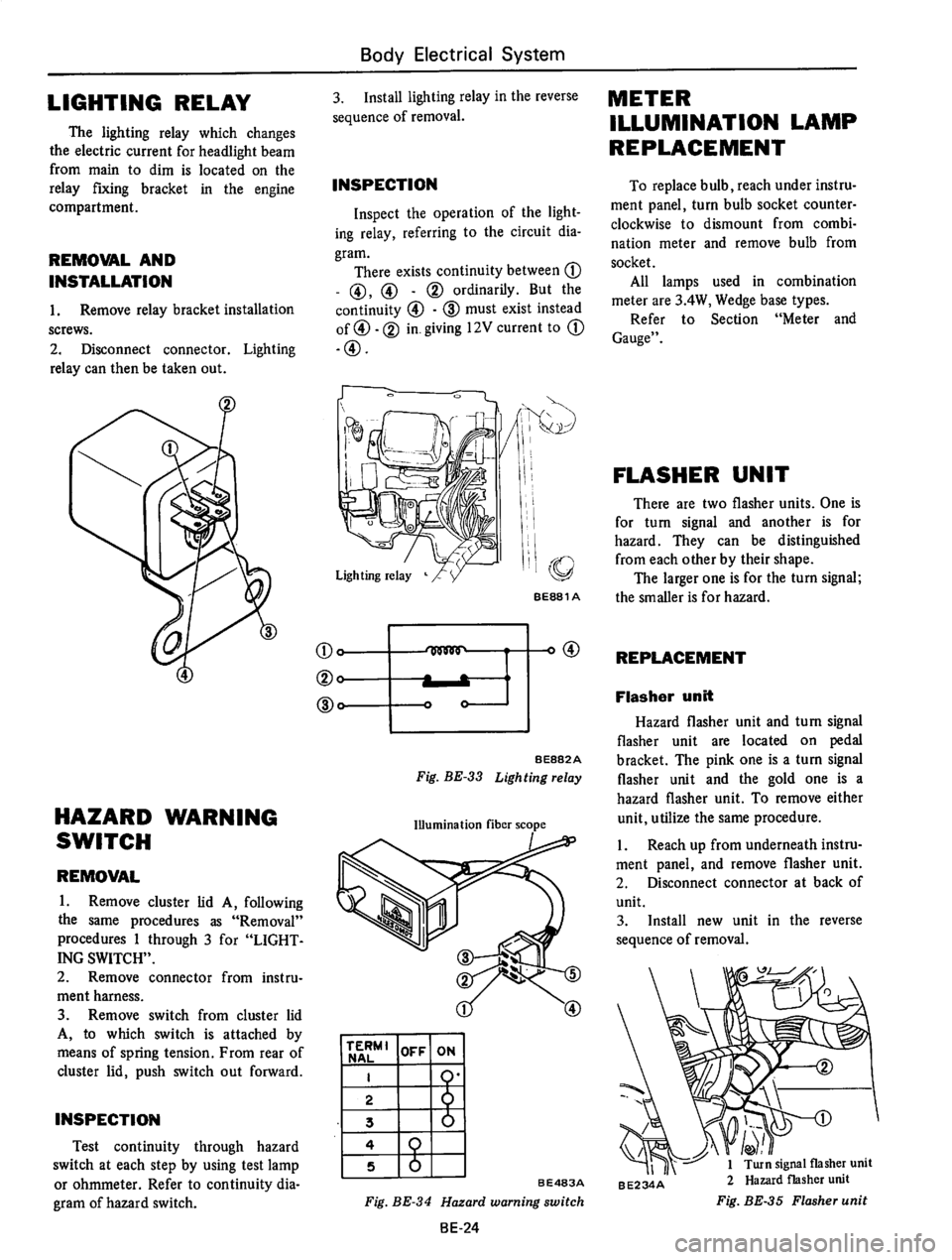 DATSUN 610 1976 Service Manual DATSUN 610 1976 Service Manual