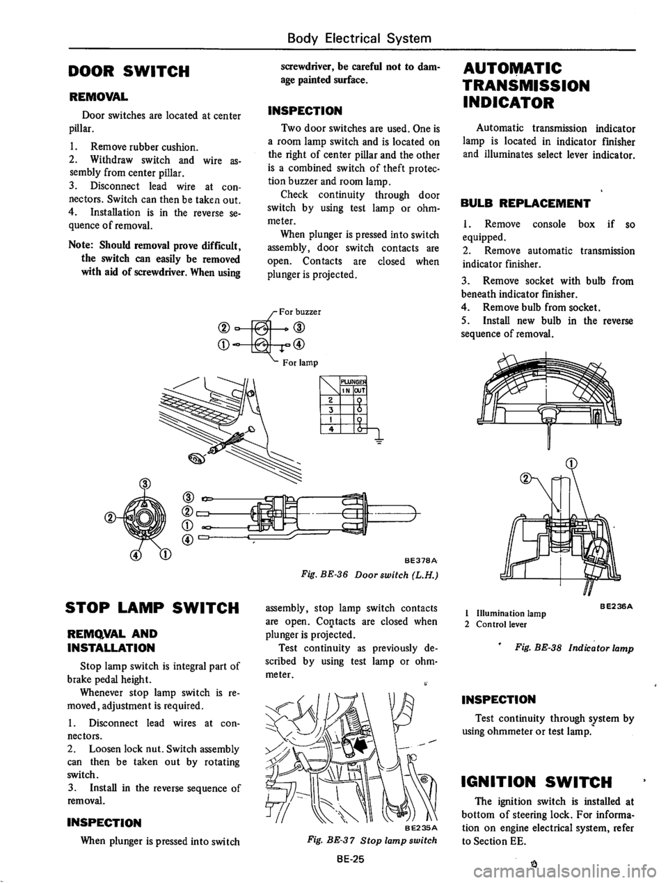 DATSUN 610 1976 Service Manual DATSUN 610 1976 Service Manual