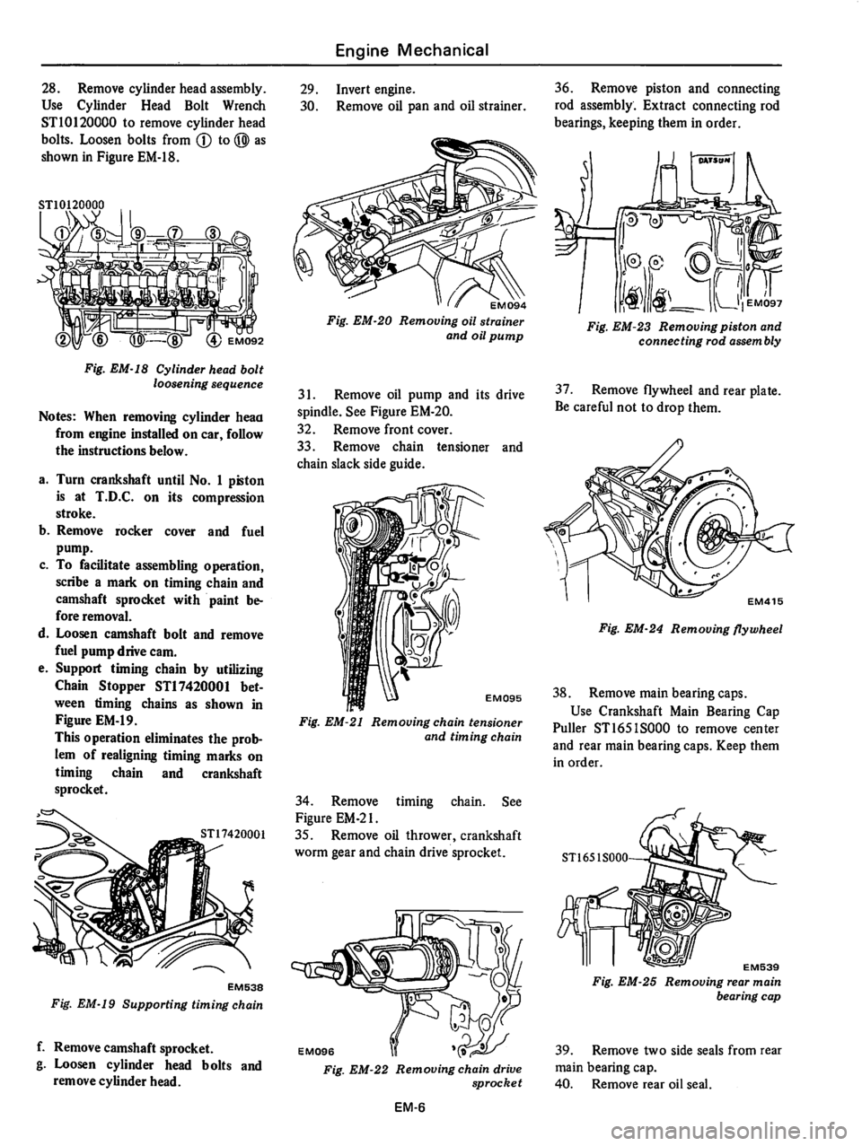 DATSUN 610 1976 Workshop Manual DATSUN 610 1976 Workshop Manual