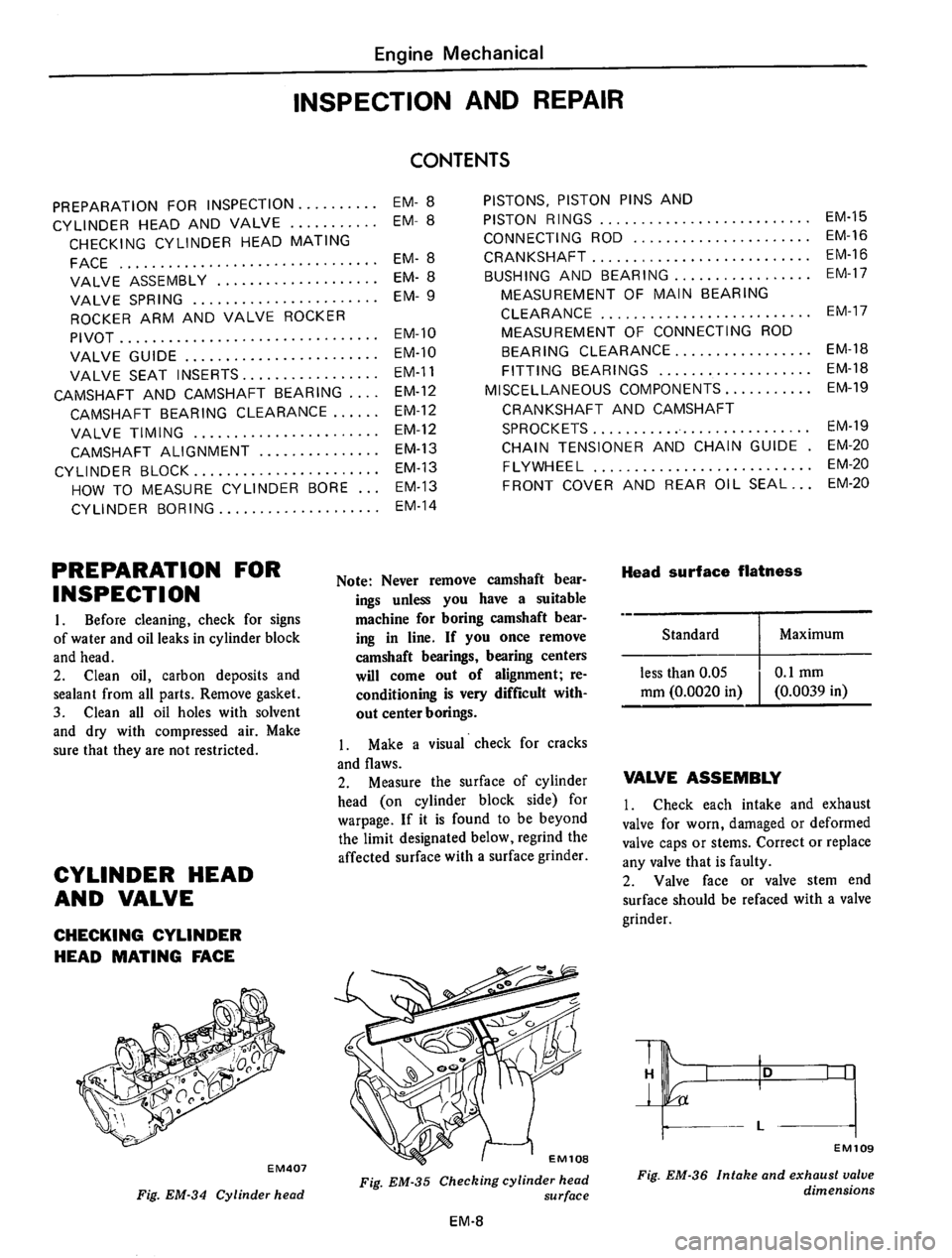 DATSUN 610 1976 Workshop Manual DATSUN 610 1976 Workshop Manual