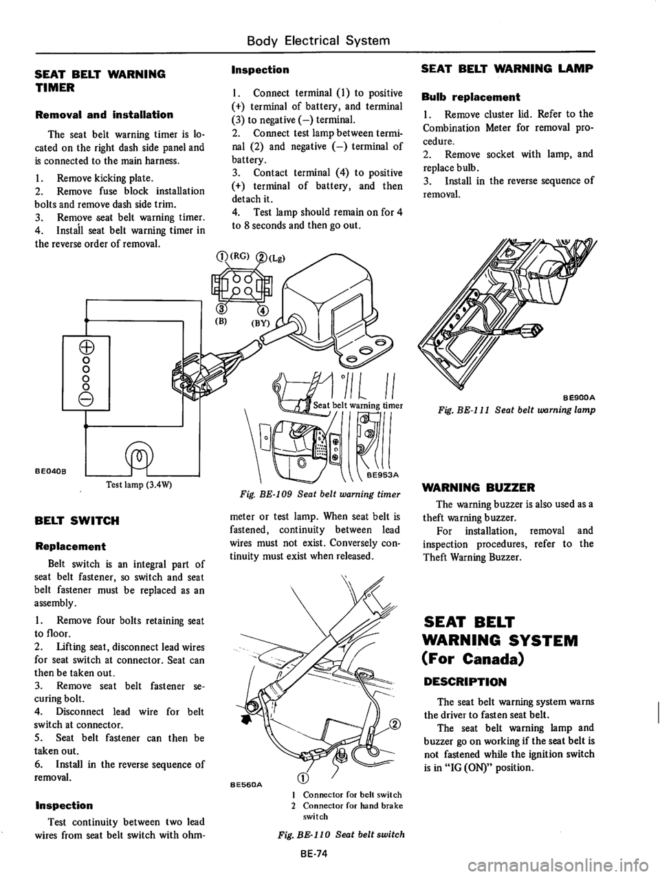 DATSUN 610 1976 Service Manual DATSUN 610 1976 Service Manual