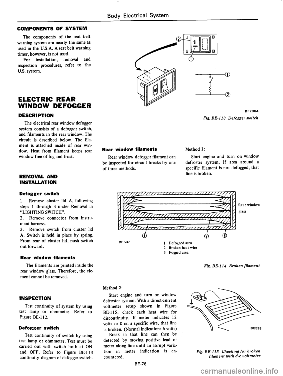 DATSUN 610 1976 Service Manual DATSUN 610 1976 Service Manual