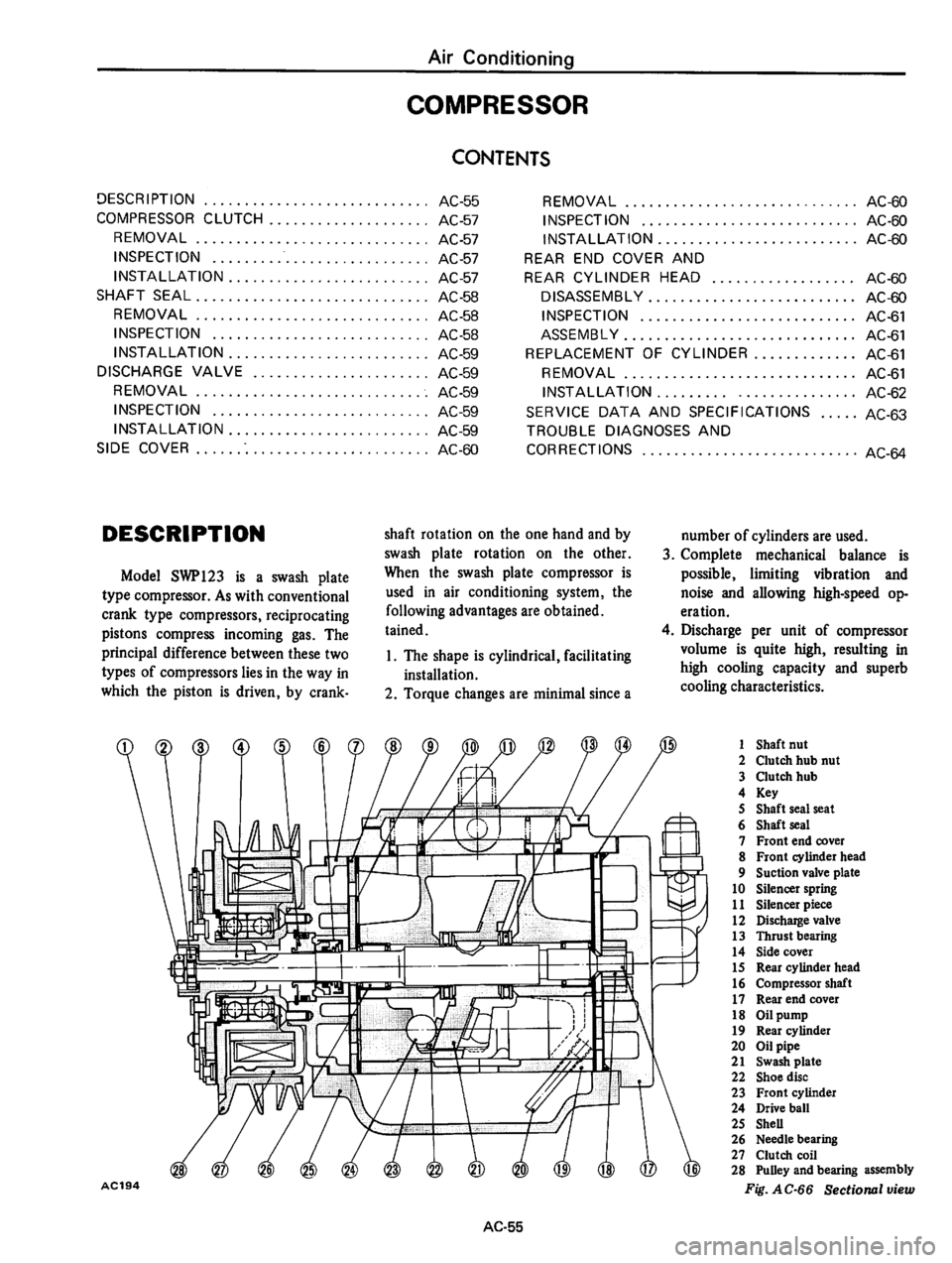 DATSUN 610 1976  Service Manual 