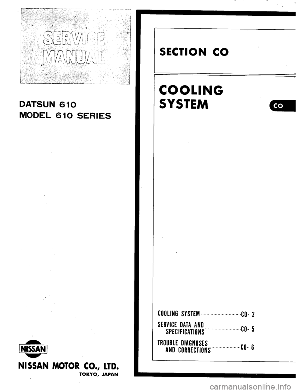 DATSUN 610 1976 Manual Online DATSUN 610 1976 Manual Online