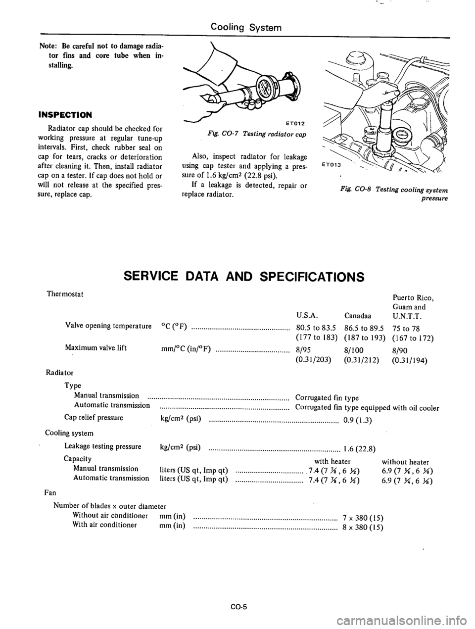 DATSUN 610 1976 Owners Manual DATSUN 610 1976 Owners Manual