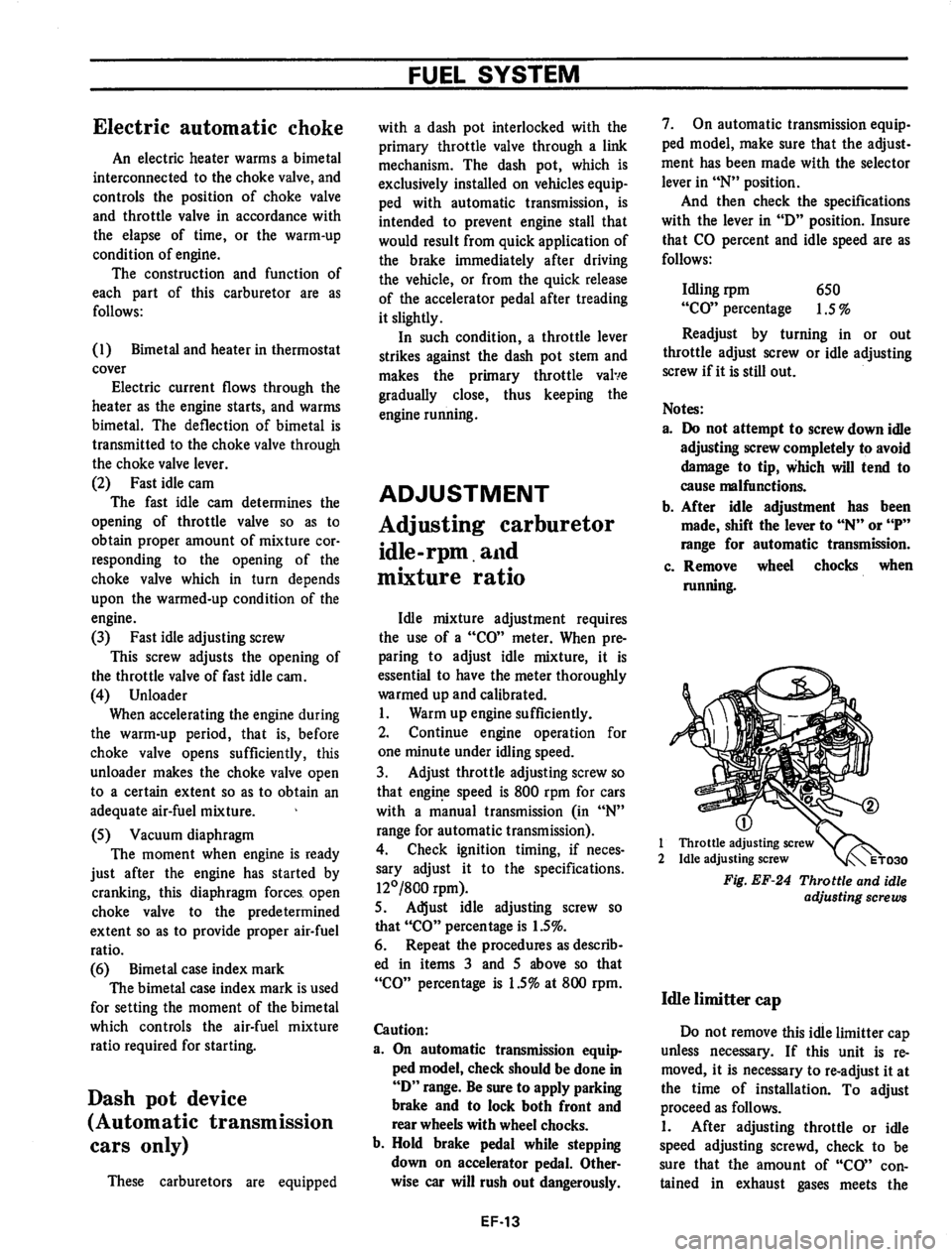 DATSUN 710 1974 Service Manual DATSUN 710 1974 Service Manual