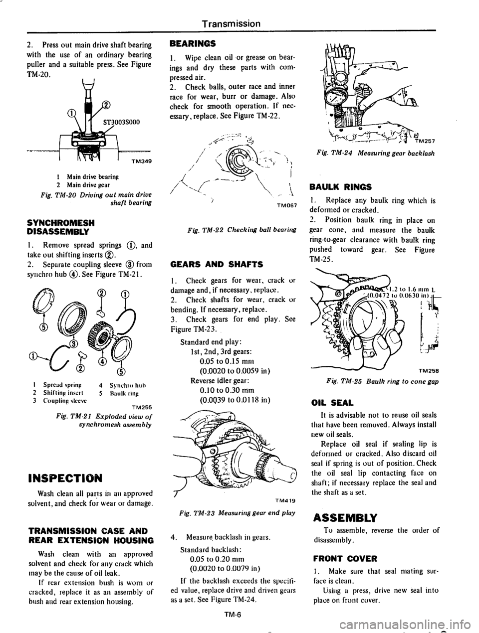 DATSUN 710 1974  Service Manual 