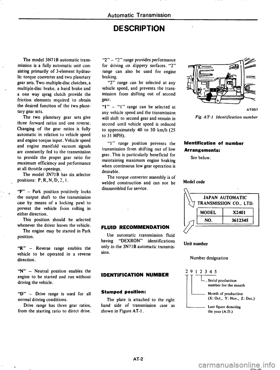 DATSUN 710 1974  Service Manual 