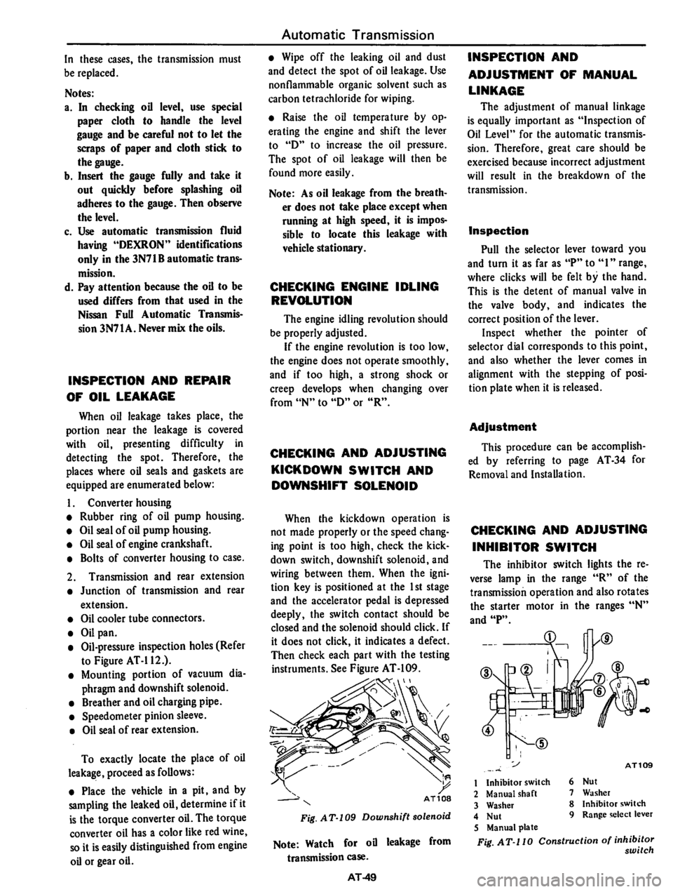 DATSUN 710 1974 Service Manual DATSUN 710 1974 Service Manual