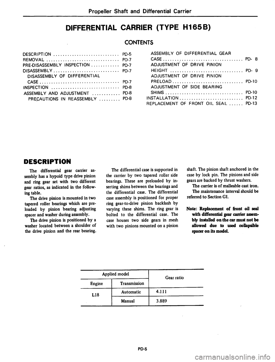 DATSUN 710 1974 Service Manual DATSUN 710 1974 Service Manual