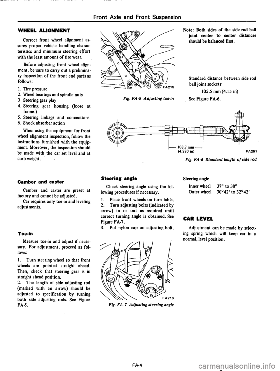 DATSUN 710 1974 Service Manual DATSUN 710 1974 Service Manual
