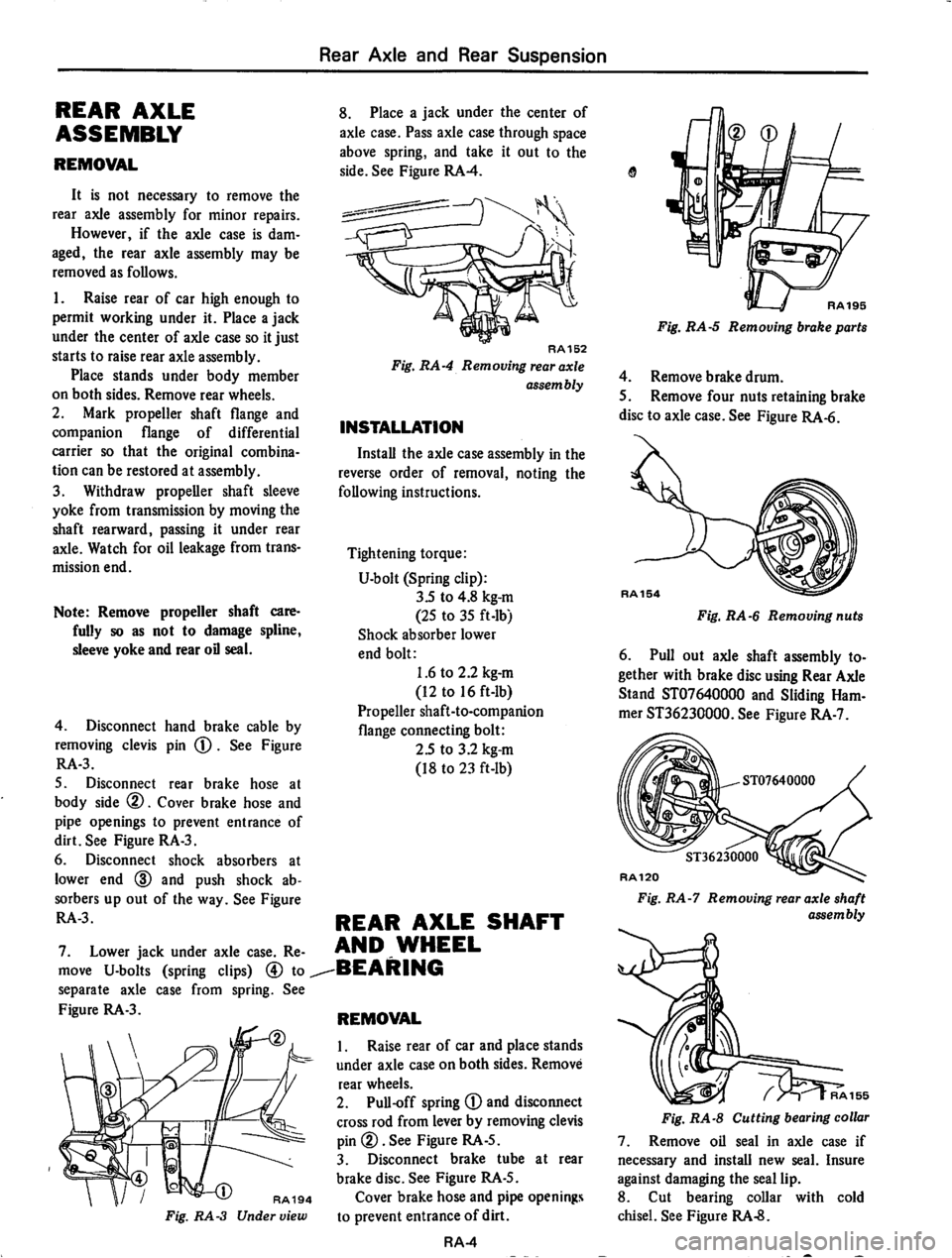 DATSUN 710 1974 Service Manual DATSUN 710 1974 Service Manual