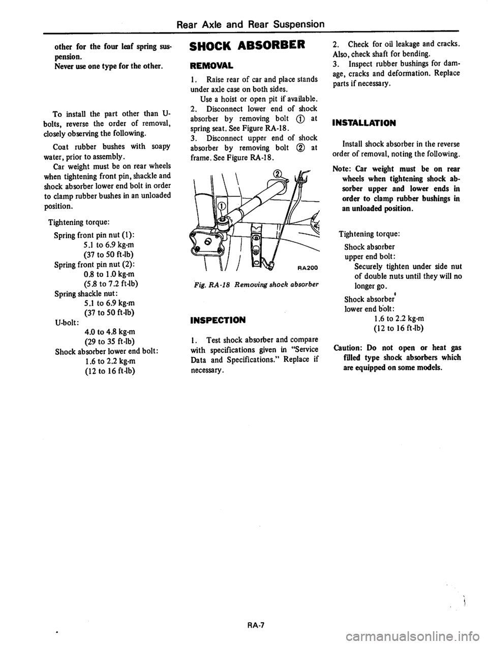 DATSUN 710 1974 Service Manual DATSUN 710 1974 Service Manual