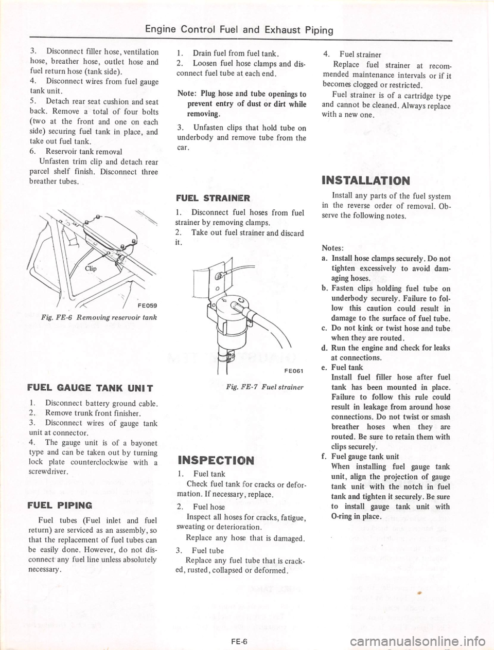 DATSUN 710 1974 Service Manual DATSUN 710 1974 Service Manual