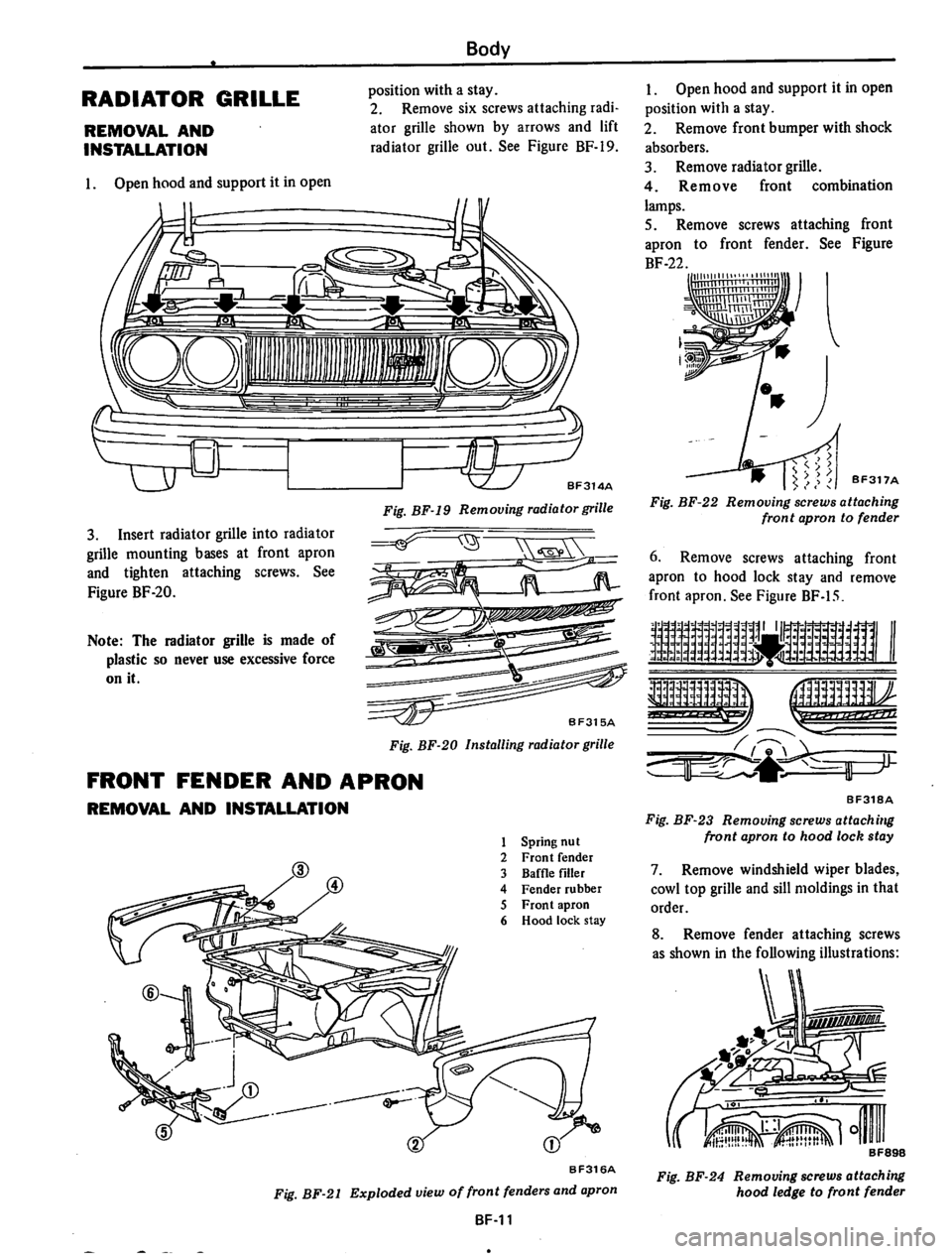 DATSUN 710 1974  Service Manual 
