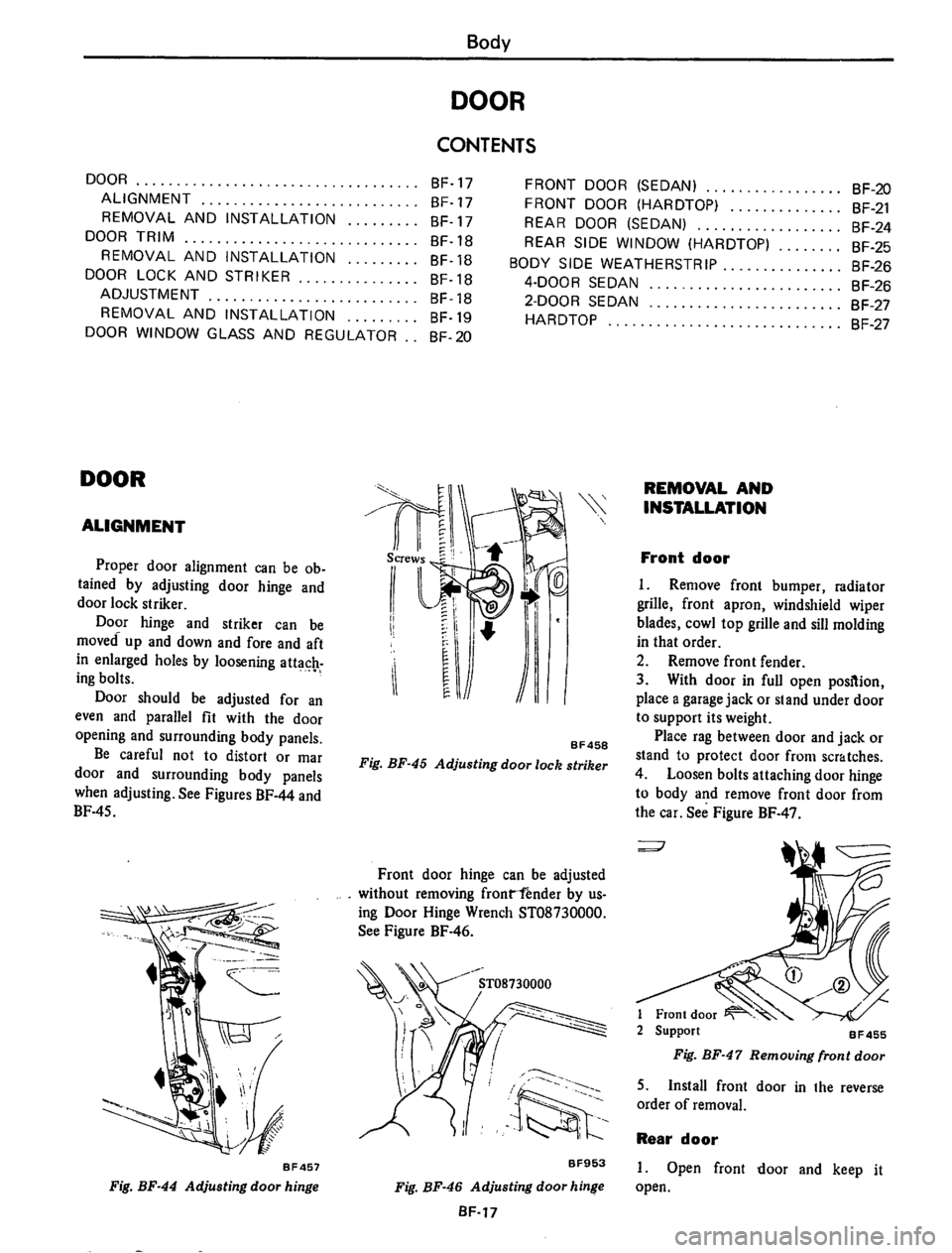 DATSUN 710 1974  Service Manual 