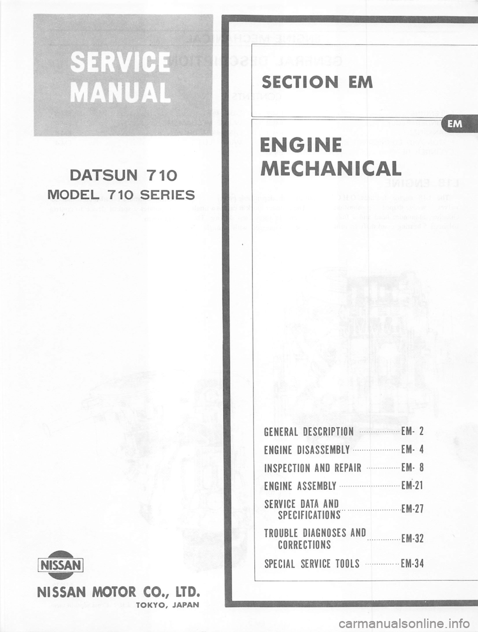 DATSUN 710 1974 Owners Guide DATSUN 710 1974 Owners Guide