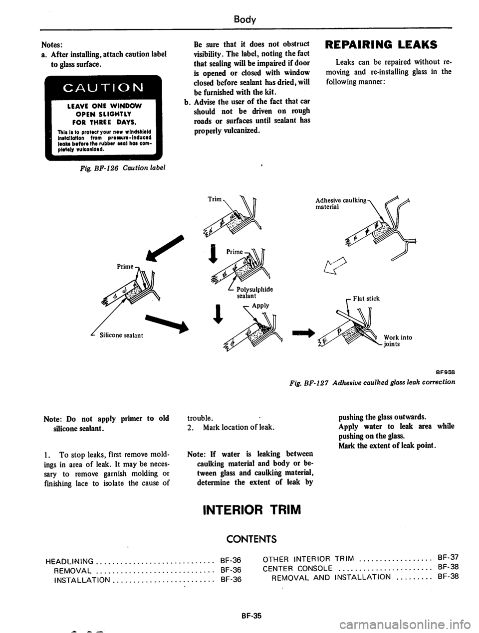 DATSUN 710 1974  Service Manual 