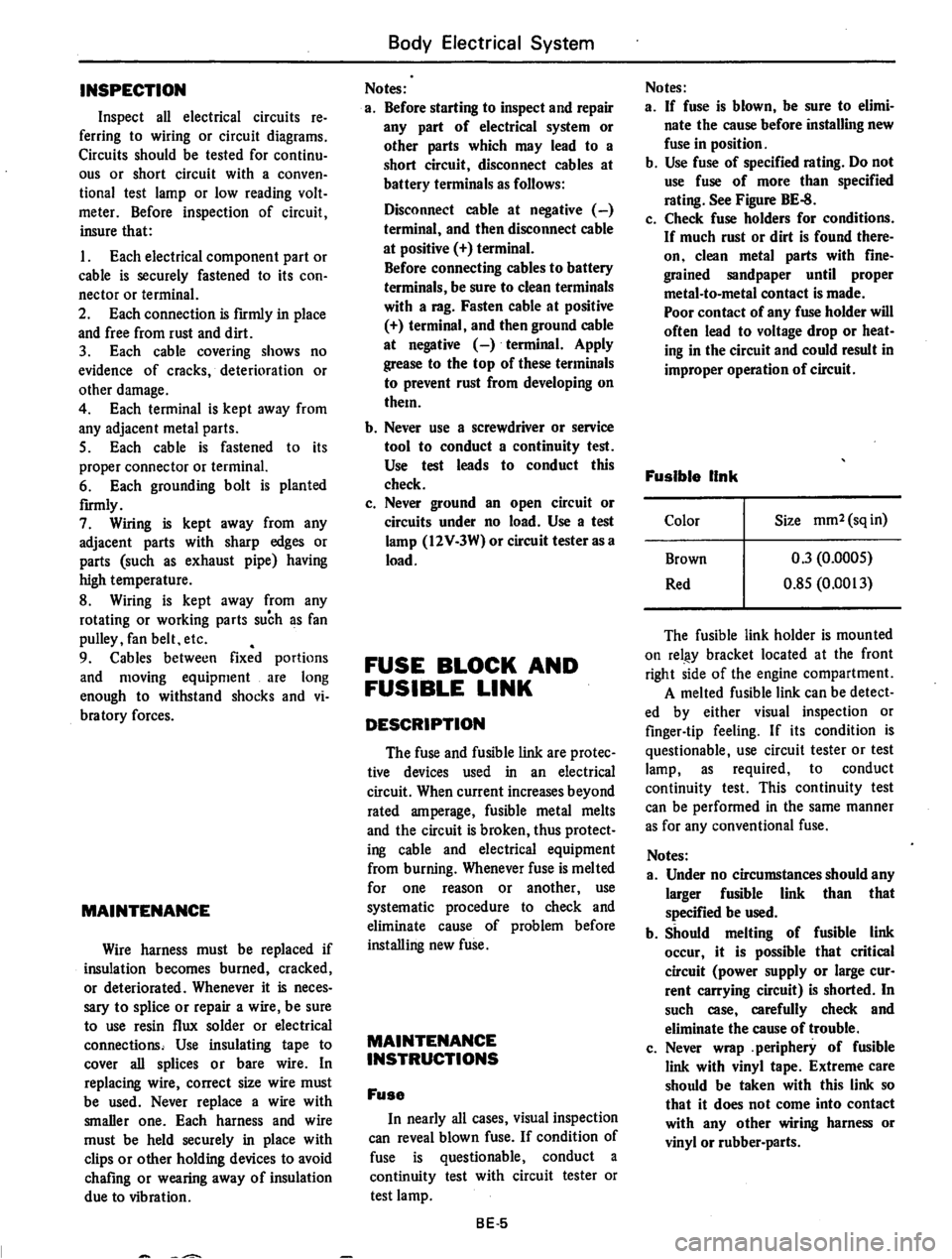 DATSUN 710 1974  Service Manual 