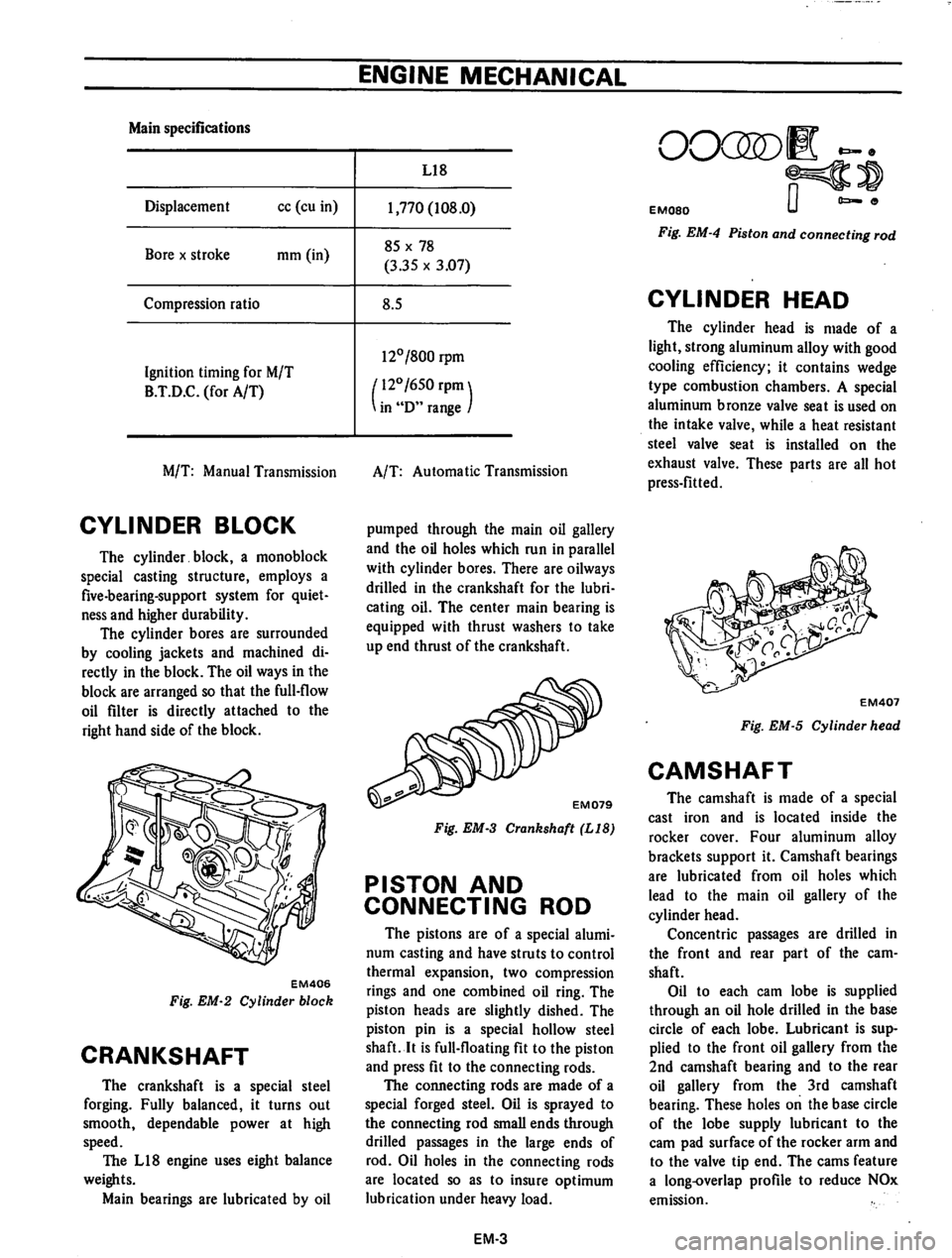 DATSUN 710 1974 Workshop Manual DATSUN 710 1974 Workshop Manual
