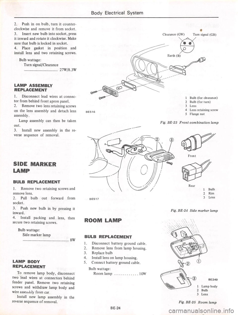 DATSUN 710 1974  Service Manual 