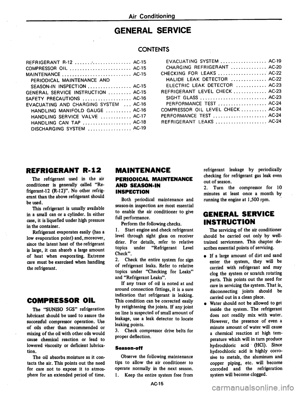 DATSUN 710 1974 Service Manual DATSUN 710 1974 Service Manual