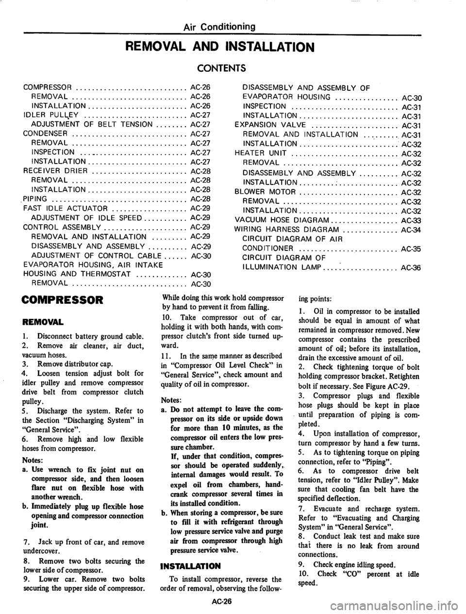 DATSUN 710 1974  Service Manual 