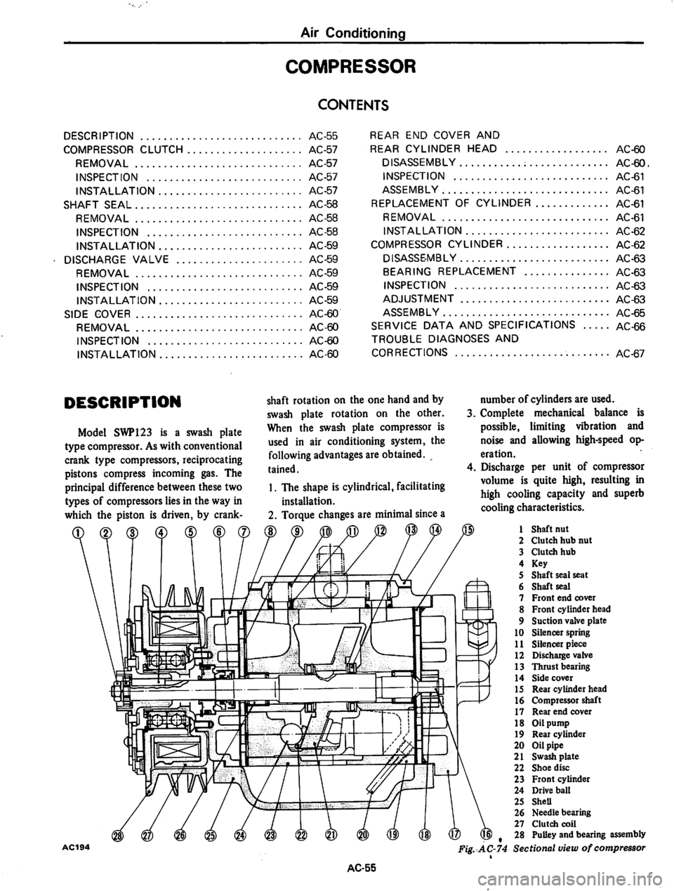 DATSUN 710 1974 Service Manual DATSUN 710 1974 Service Manual