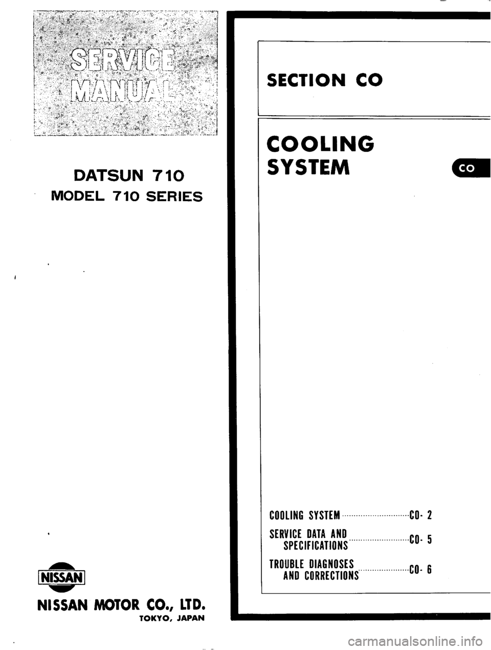DATSUN 710 1974 Manual Online DATSUN 710 1974 Manual Online