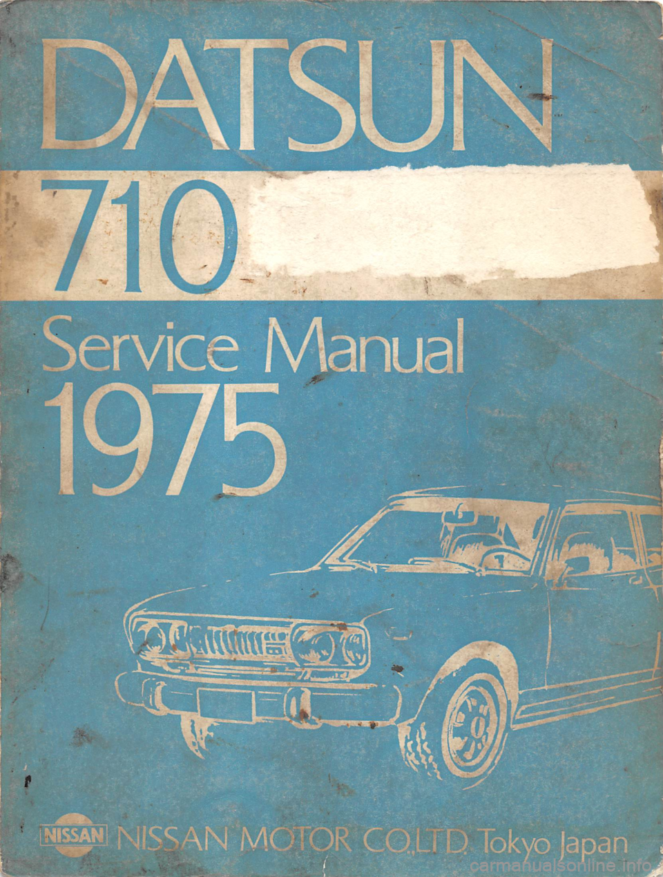 DATSUN 710 1975  Service Manual 