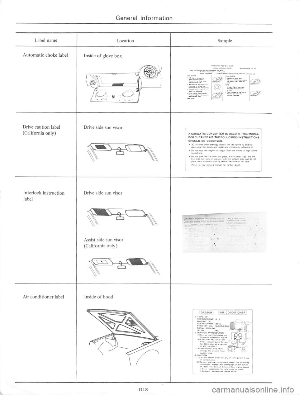 DATSUN 710 1975 User Guide 