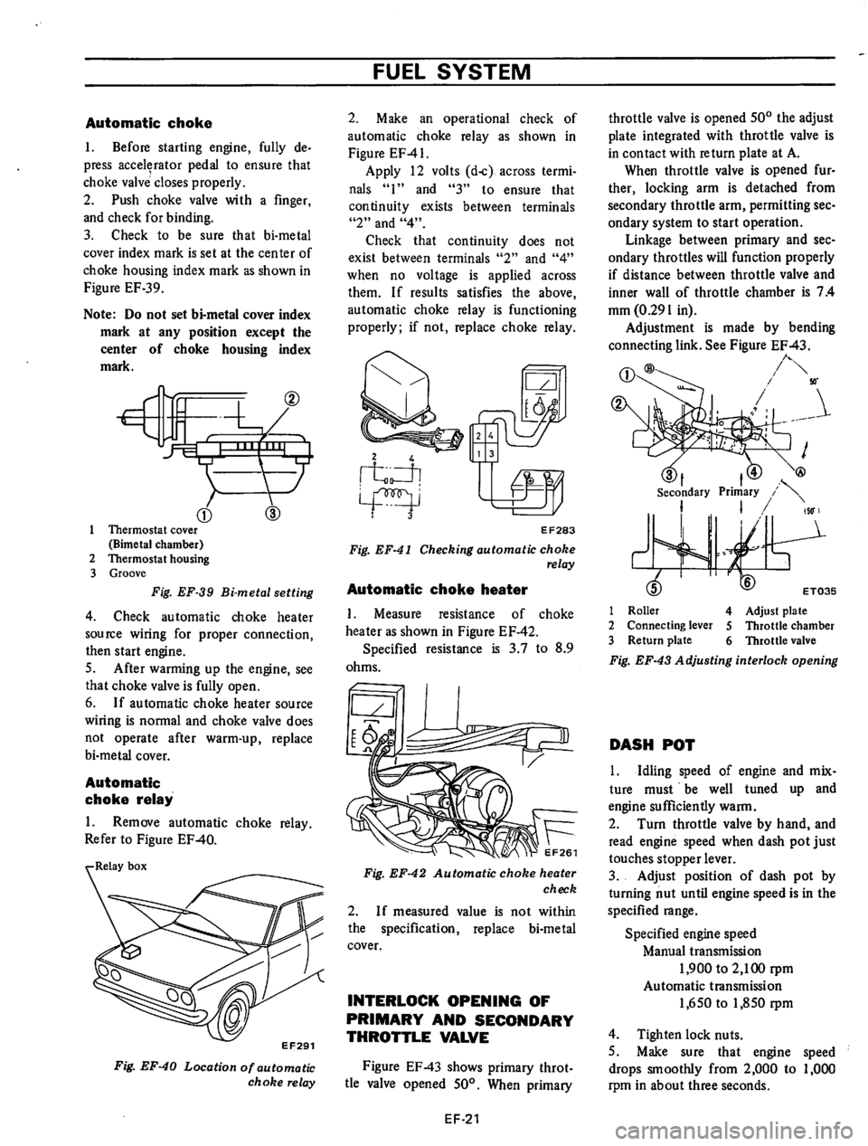DATSUN 710 1975  Service Manual 