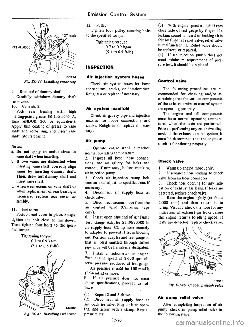 DATSUN 710 1975  Service Manual 