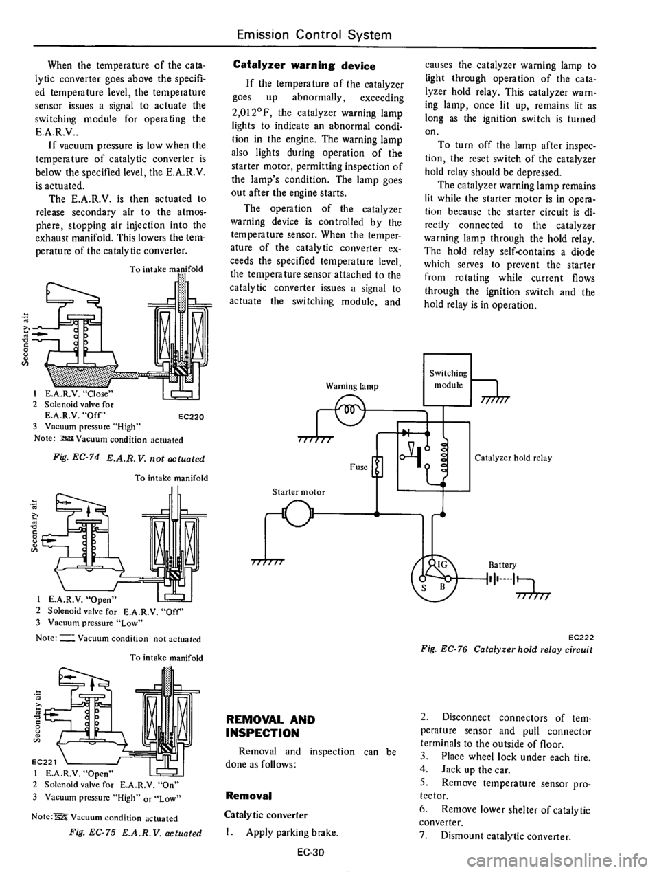 DATSUN 710 1975  Service Manual 