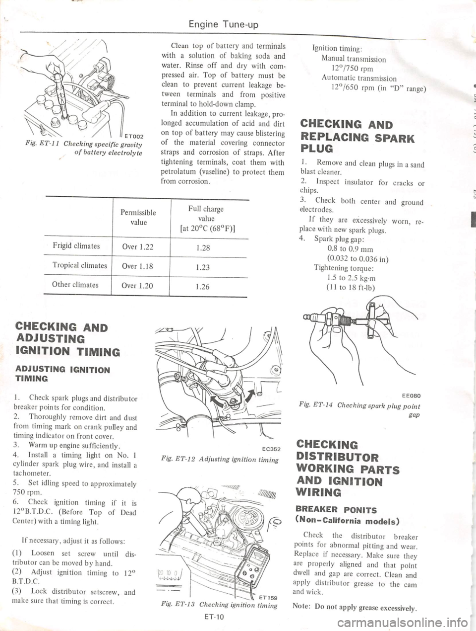 DATSUN 710 1975 Owners Manual 