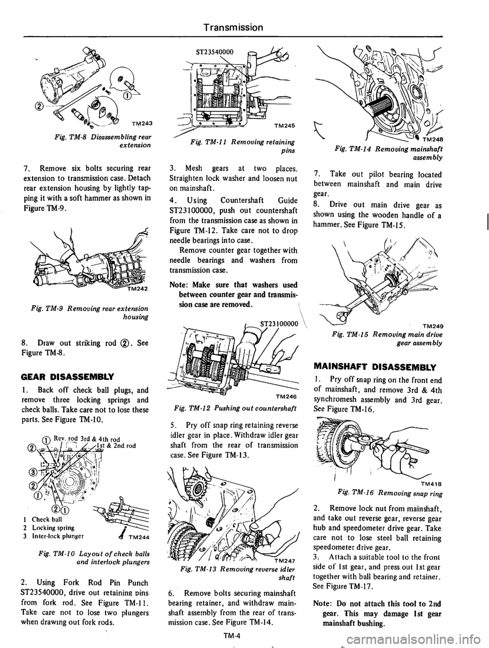 DATSUN 710 1975  Service Manual 