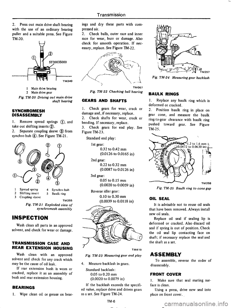 DATSUN 710 1975  Service Manual 
