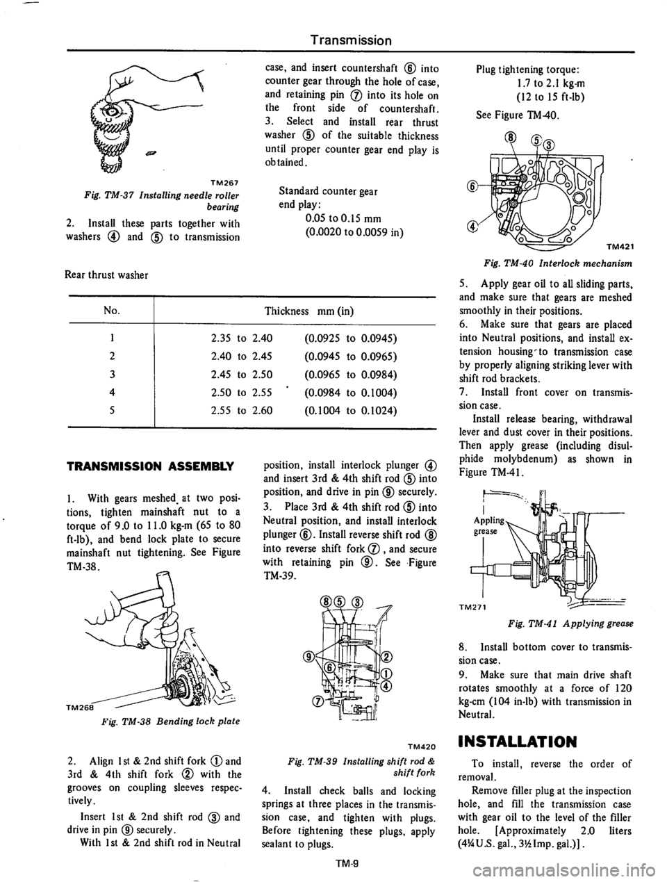 DATSUN 710 1975  Service Manual 