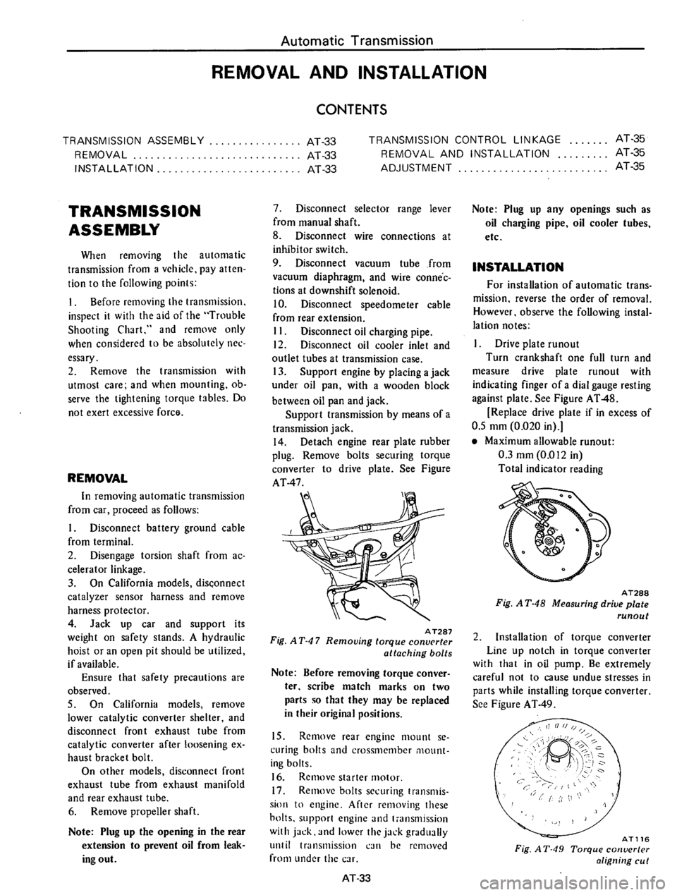 DATSUN 710 1975  Service Manual 