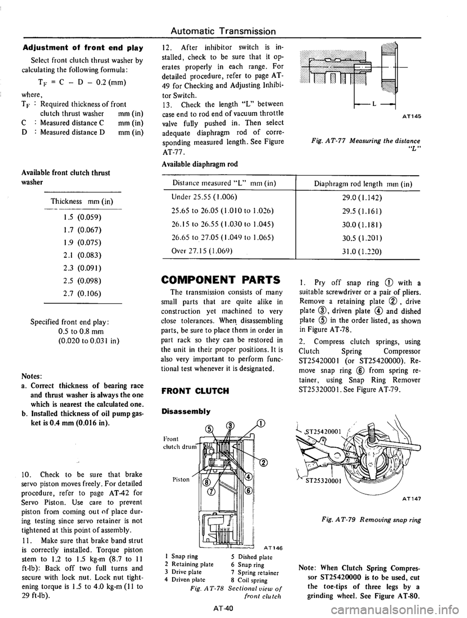 DATSUN 710 1975  Service Manual 