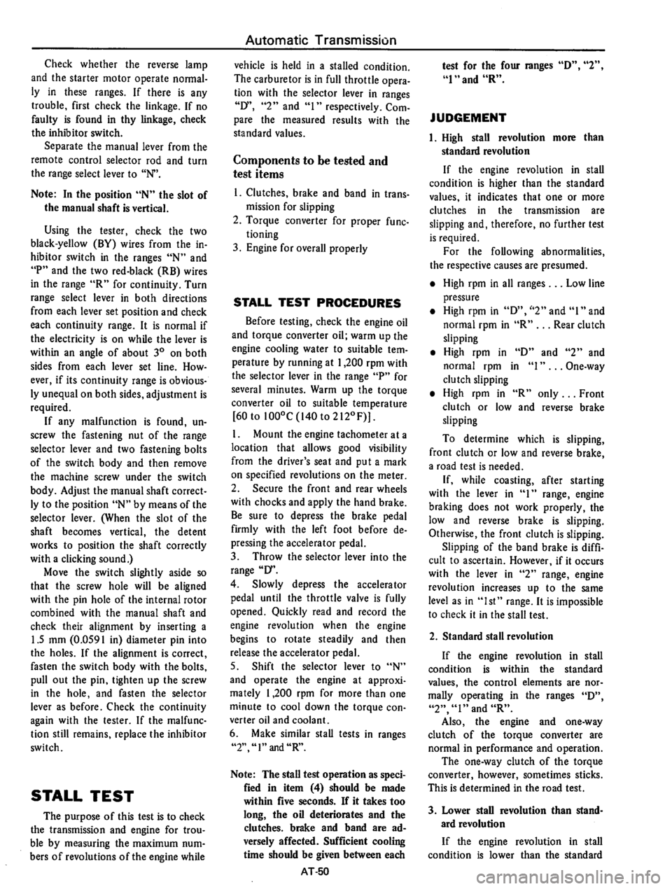 DATSUN 710 1975  Service Manual 